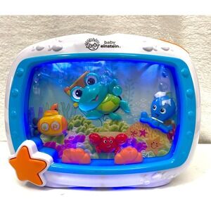 Baby Einstein Sea Dreams Sleep Soother Music Crib Toy Fish Tank Aquarium WORKS